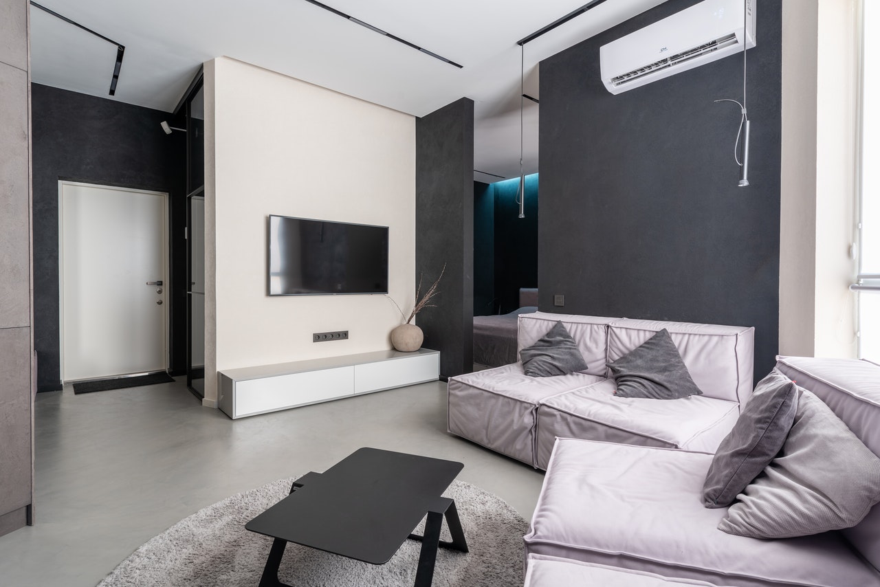 air conditioner in living room
